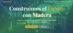 Servicio profesional de diseño web para Constructora