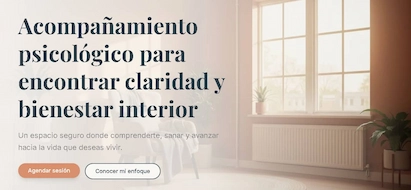 sitio web de una psicologa gracias a nuestro servicio de diseño web