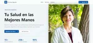 servicio de diseño web para un Consultorio medico