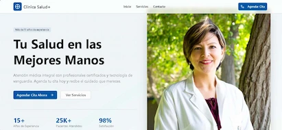 servicio de diseño web para un Consultorio medico