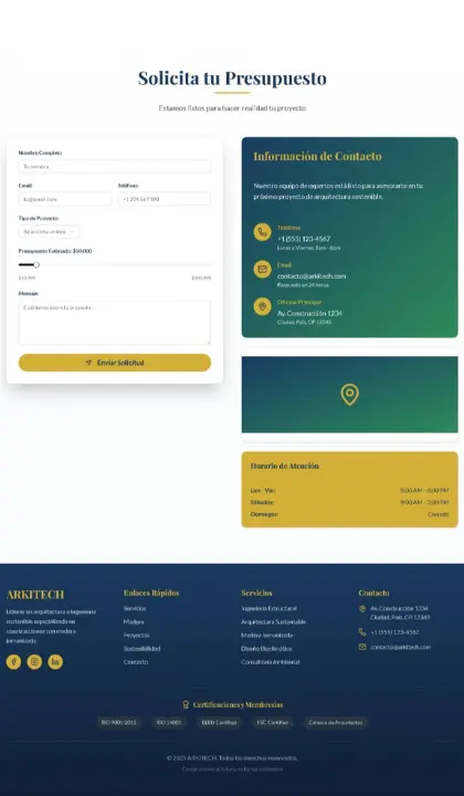secccion 3 del sitio web profesional