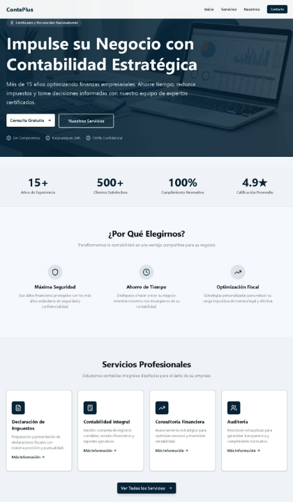 pagina web para contadores